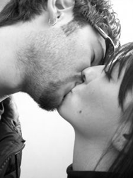 kissing couple